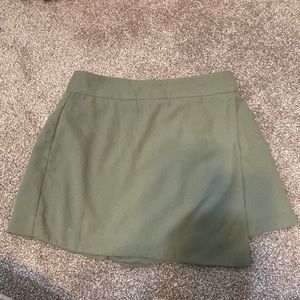 green skirt